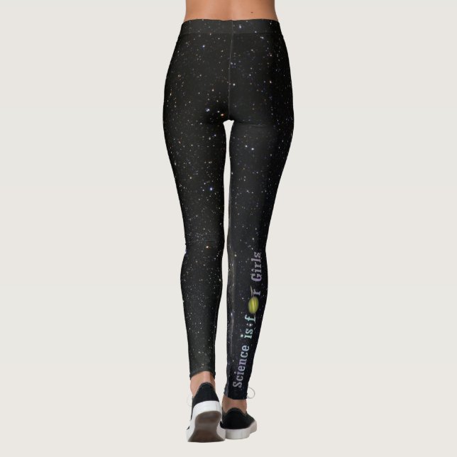 Science is for Girls - Calf Logo Leggings (Back)