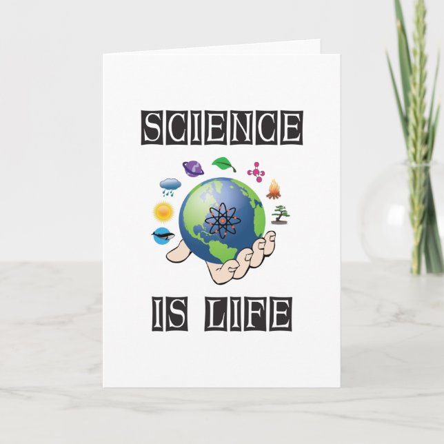 Science is life card (Front)