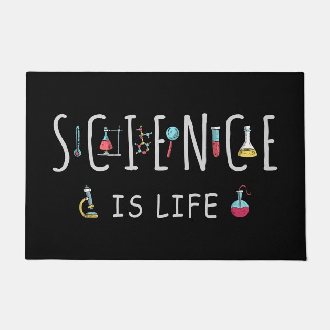 Science is life doormat (Front)