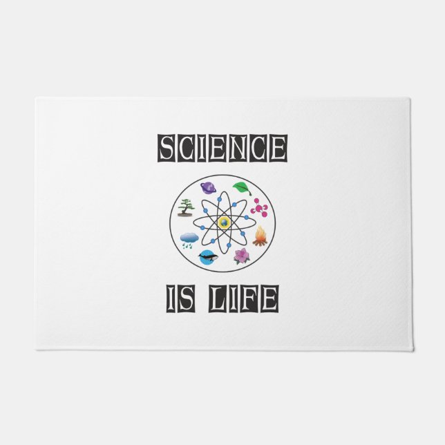 Science is life doormat (Front)