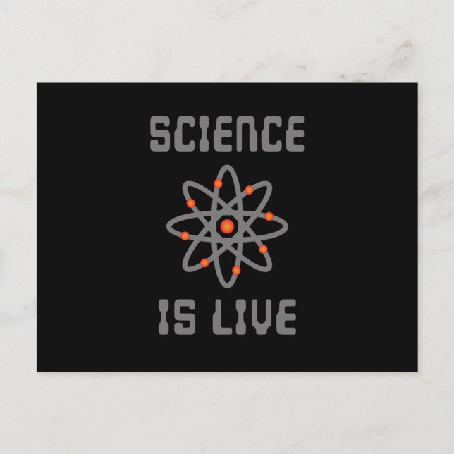 Science is life postcard (Front)