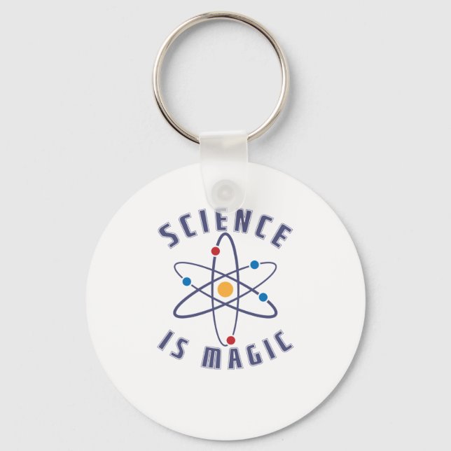 Science Is Magic Nerd Key Ring (Front)