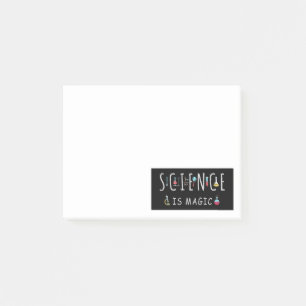 Science is magic post-it notes