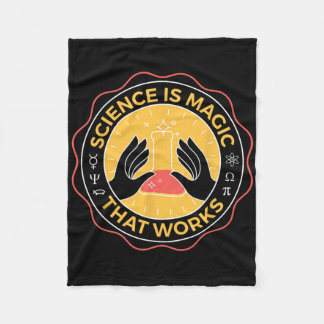Science Is Magic That Works Science  Fleece Blanket