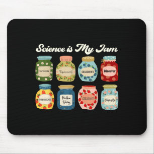 Science Is My Jam Teacher Shirt Stem Student Educa Mouse Pad