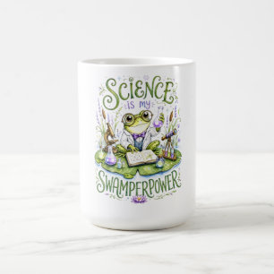 Science is my Swamperpower Frog Scientist Coffee Mug