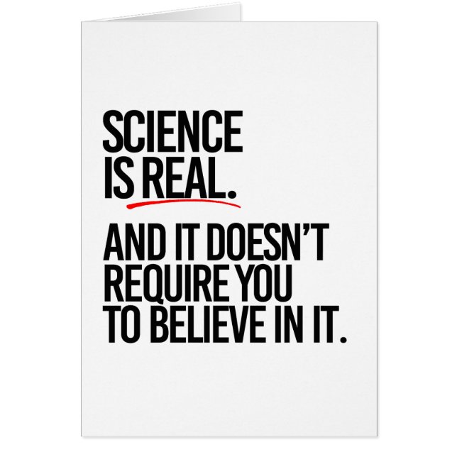 SCIENCE IS REAL (Front)