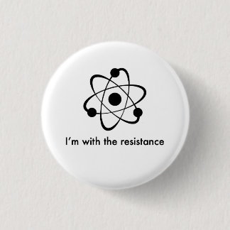 Science is real 3 cm round badge