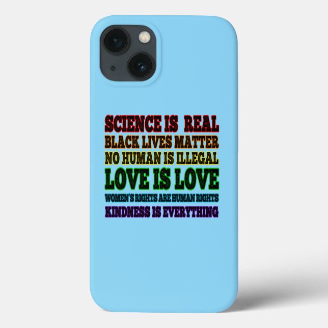 Science is Real Black Lives Matter Case-Mate iPhone Case (Back)