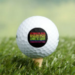 Science Is Real Black Lives Matter LGBT Pride  Golf Balls<br><div class="desc">Science Is Real Black Lives Matter LGBT Pride</div>