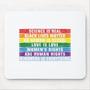Science Is Real Black Lives Matter Mouse Pad