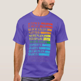 Science is Real Black Lives Matter Pride Month  (1 T-Shirt