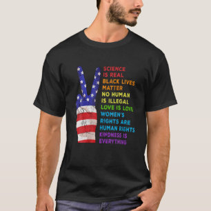 Science Is Real Black Lives Matter Shirt Gay Pride