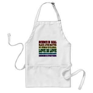 Science is Real Black Lives Matter Standard Apron