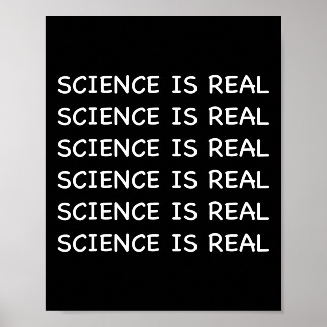 Science Is Real  Poster (Front)