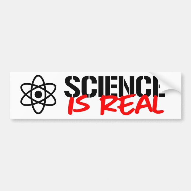 Science is Real - Resistance Bumper Sticker - (Front)