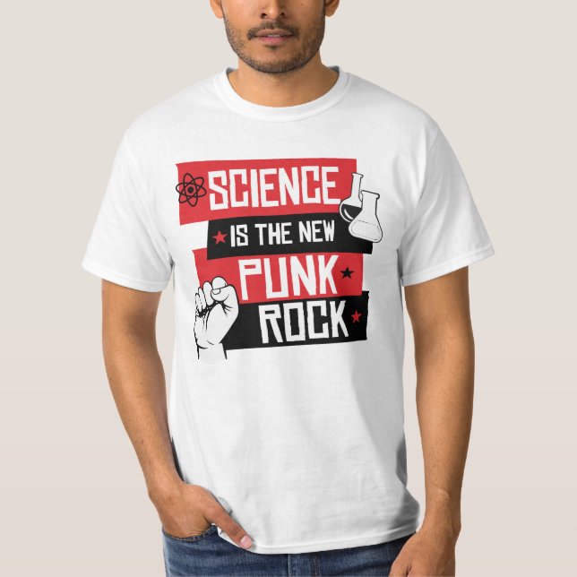 SCIENCE IS THE NEW PUNK ROCK T-Shirt (Front)