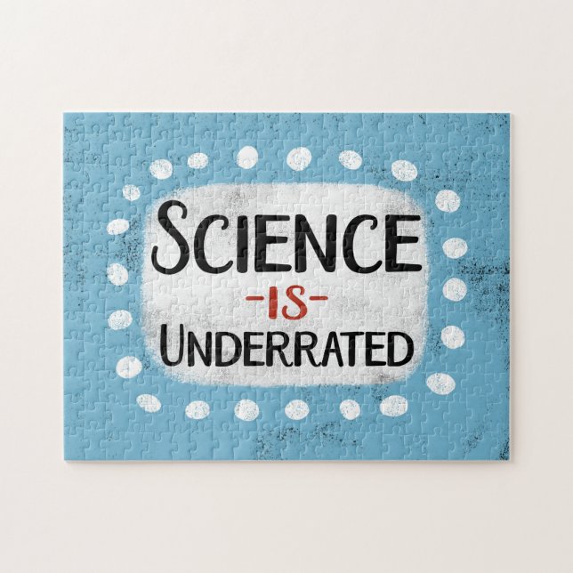 Science Is Underrated Jigsaw Puzzle (Horizontal)