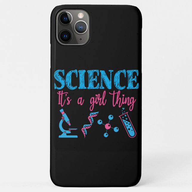Science - It's a Girl Thing Funny Case-Mate iPhone Case (Back)
