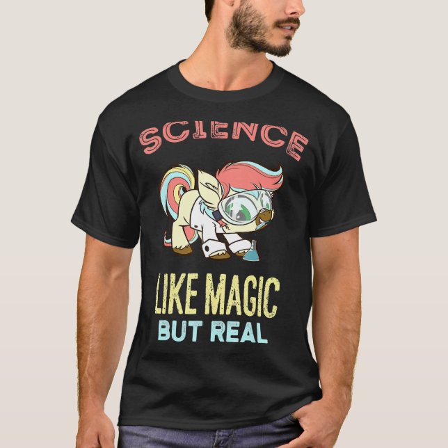 Science It's Like Magic But Real  Students T-Shirt (Front)