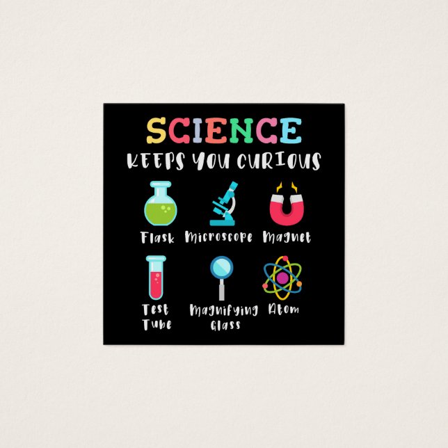 Science keeps you curious (Front)