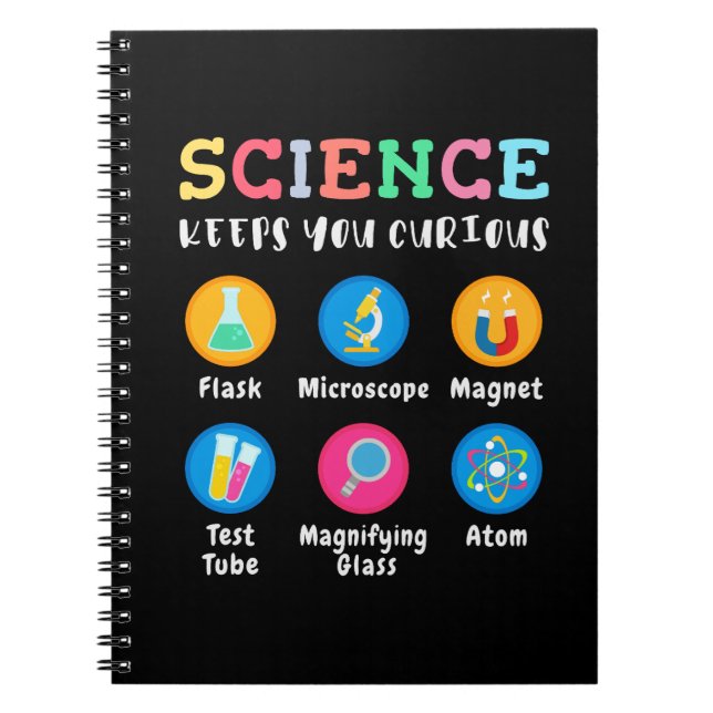 Science keeps you curious notebook (Front)