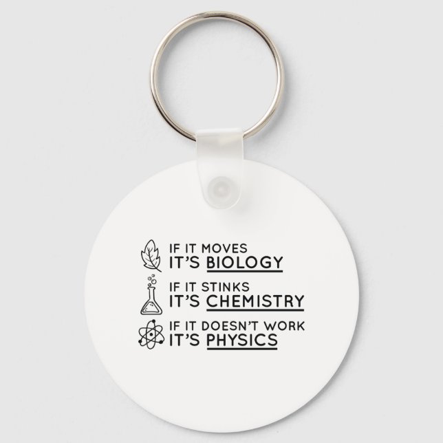 Science Key Ring (Front)