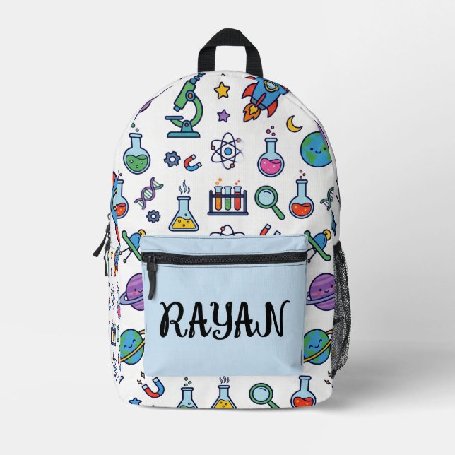 Science Kids School Backpack (Front)