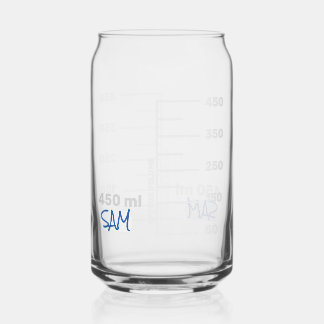 Science Lab Beaker Personalised Glass Chemistry
