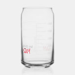 Science Lab Beaker Personalised Glass Chemistry<br><div class="desc">For the science lover in your life. This 16 oz glass is made to look like a piece of laboratory glassware, with graduations for a comparably sized 450 ml beaker. You can even personalise it with your initials or name, just like you would in a lab setting. Design is repeated...</div>