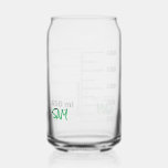 Science Lab Beaker Personalised Glass Chemistry<br><div class="desc">For the science lover in your life. This 16 oz glass is made to look like a piece of laboratory glassware, with graduations for a comparably sized 450 ml beaker. You can even personalise it with your initials or name, just like you would in a lab setting. Design is repeated...</div>