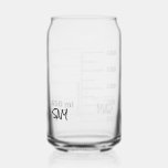 Science Lab Beaker Personalised Glass Chemistry<br><div class="desc">For the science lover in your life. This 16 oz glass is made to look like a piece of laboratory glassware, with graduations for a comparably sized 450 ml beaker. You can even personalise it with your initials or name, just like you would in a lab setting. Design is repeated...</div>