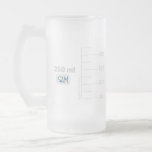 Science Lab Beaker Personalised Tall Mug<br><div class="desc">For the science lover in your life. This glass is made to look like a piece of laboratory glassware, with graduations for a 250 ml beaker. You can even personalise it with your initials or name, just like you would in a lab setting. Design is repeated on front and back....</div>