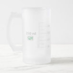 Science Lab Beaker Personalised Tall Mug<br><div class="desc">For the science lover in your life. This glass is made to look like a piece of laboratory glassware, with graduations for a 250 ml beaker. You can even personalise it with your initials or name, just like you would in a lab setting. Design is repeated on front and back....</div>