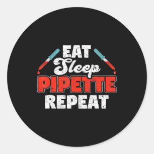 Science Lab Biology Gift Classic Round Sticker