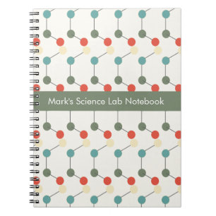 Science Lab Chemistry Pattern School Notebook