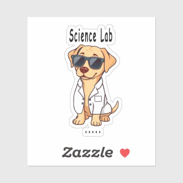 Science Lab dog,puns,dad jokes,lab,labrador,labrad (Sheet)