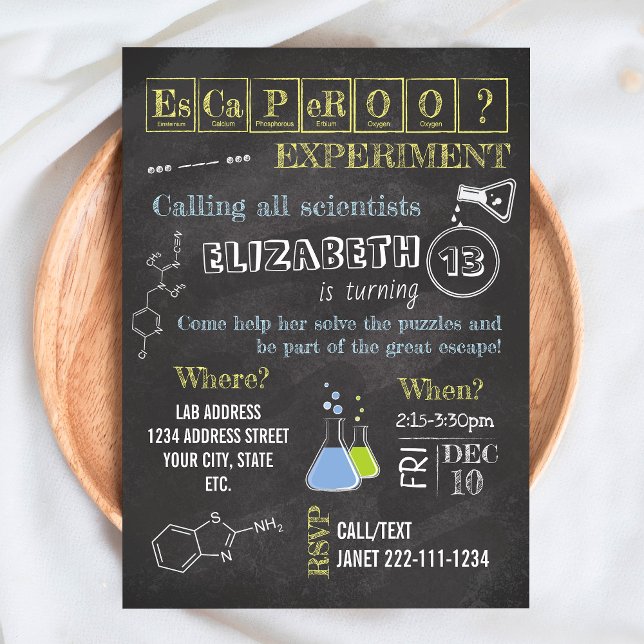 Science Lab Escape Room Invitation (Creator Uploaded)