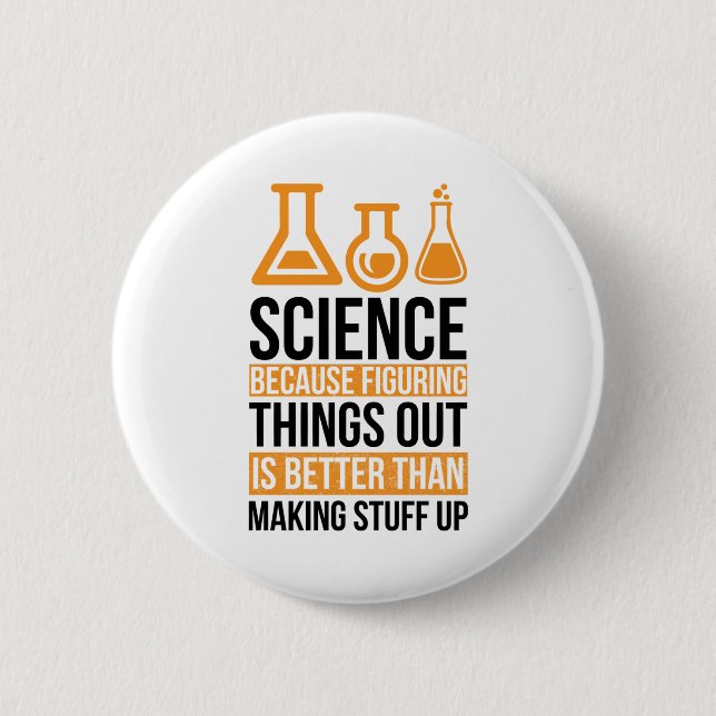 Science Lab laboratory technician Scientist 6 Cm Round Badge (Front)