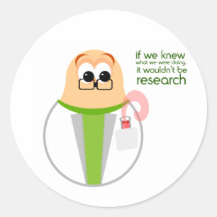 Science Lab Researcher Sticker