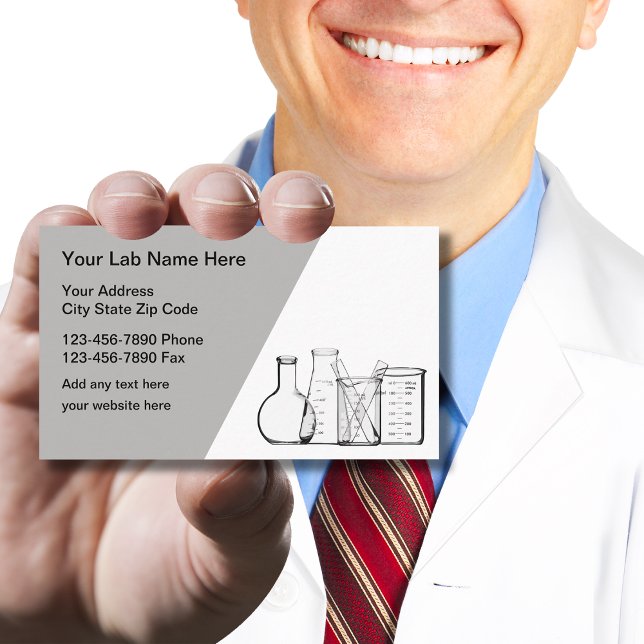 Science Lab Theme Business Cards (Creator Uploaded)
