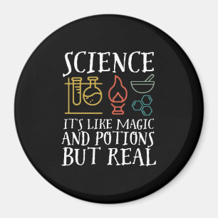 Science Like Magic and Potion Geek Nerd Scientist Magnet
