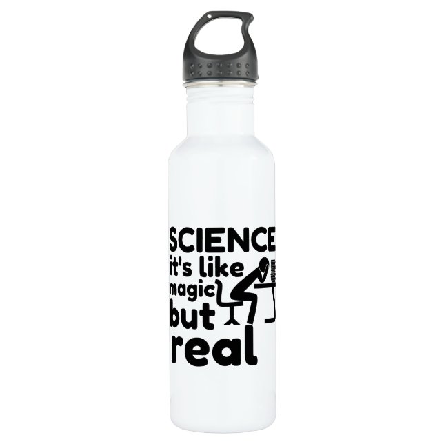 science like magic but real 710 ml water bottle (Front)