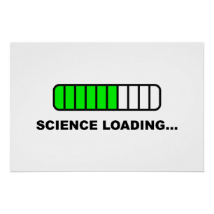 Science Loading Bar Poster