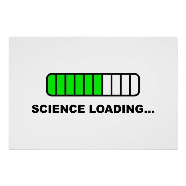 Science Loading Bar Poster (Front)