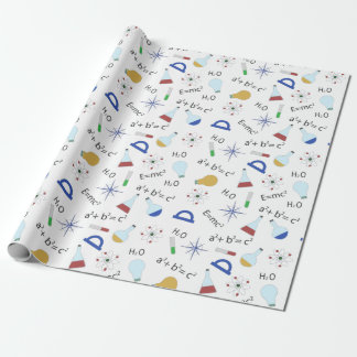 Science lover wrapping paper