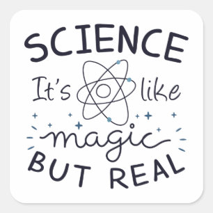 Science Magic Square Sticker