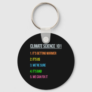 Science March Earth Day Climate Change Scientists  Key Ring