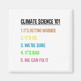 Science March – Earth Day Gift For Climate Change Magnet