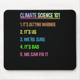 Science March – Earth Day Gift For Climate Change Mouse Pad